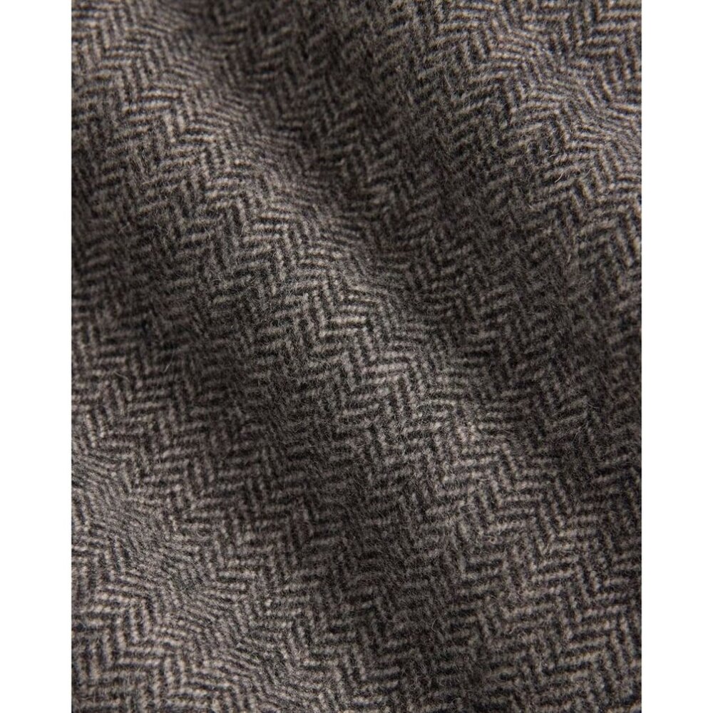 Everlane The Oversized Blazer in Wool Gray Herringbone size 10 - Picture 4 of 9